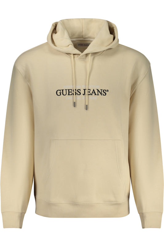 GUESS JEANS БЕЖОВ МЪЖКИ СУИТШЪР БЕЗ ЦИП-0