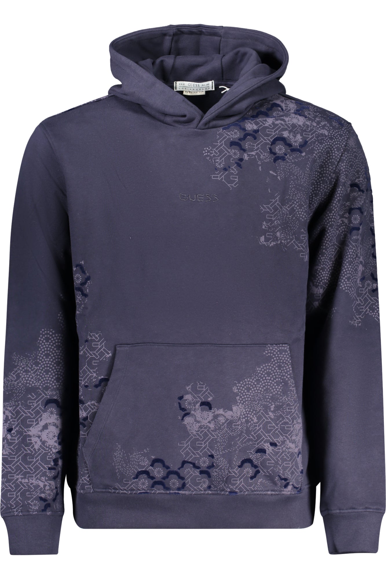 GUESS JEANS МЪЖКИ СИН СУИТШЪР БЕЗ ЦИП-0