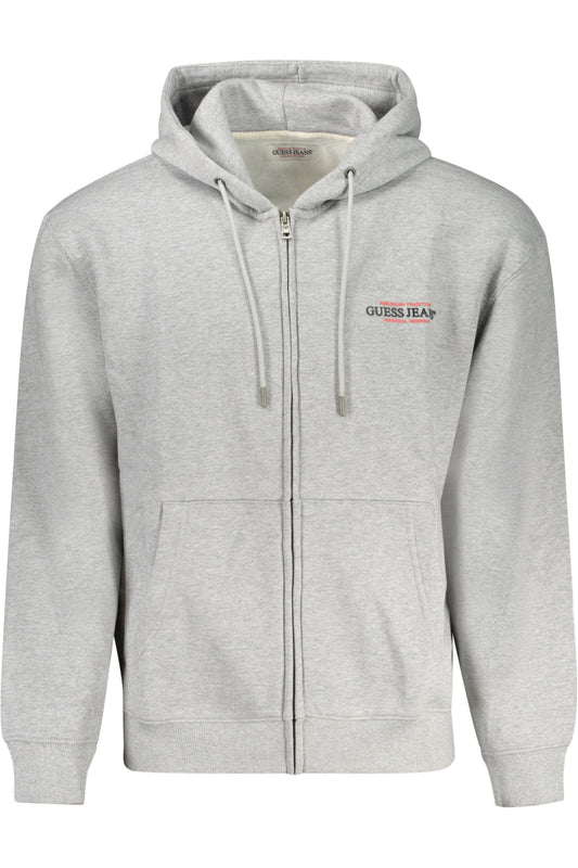 СИВ МЪЖКИ СУИТШЪР БЕЗ ЦИП GUESS JEANS-0