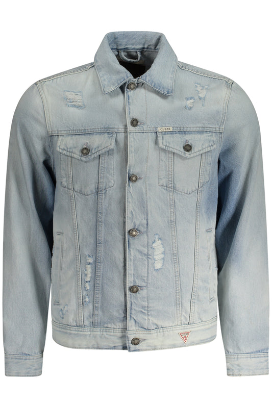 GUESS JEANS МЪЖКО СПОРТНО ЯКЕ СИН-0