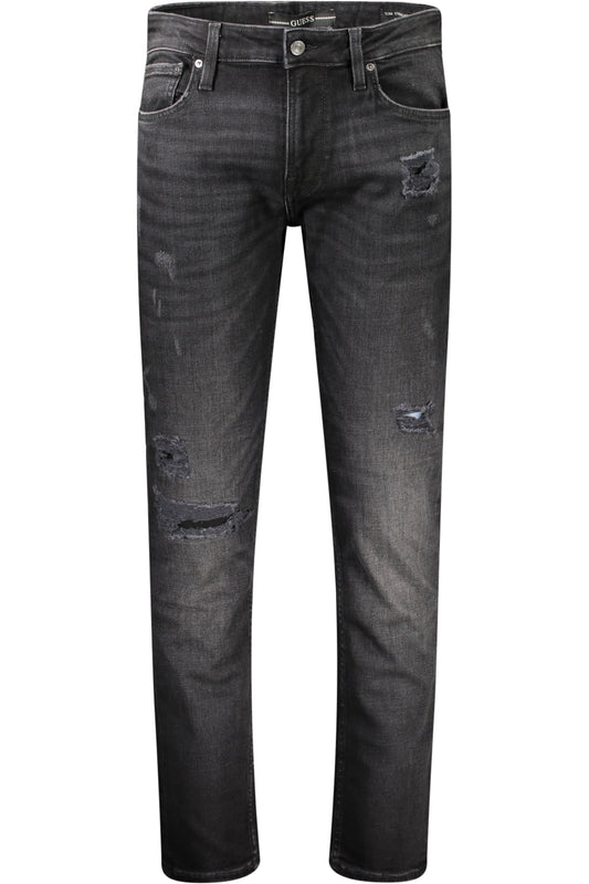 GUESS JEANS МЪЖКИ ДЪНКОВИ ДЪНКИ ЧЕРНИ-0