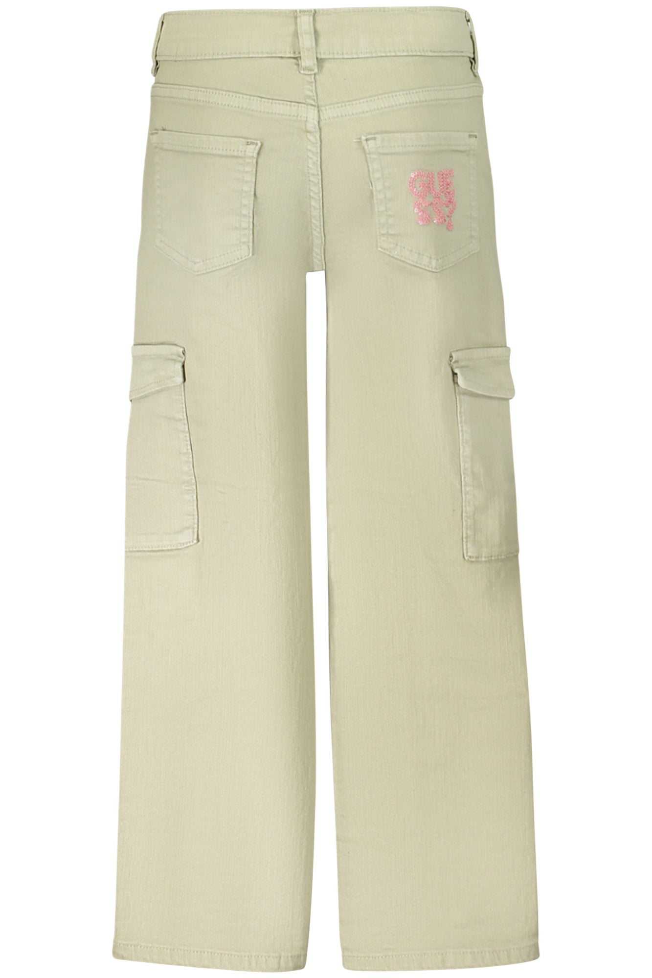 GUESS JEANS МОМИЧЕСКИ ЗЕЛЕН ПАНТАЛОН-1