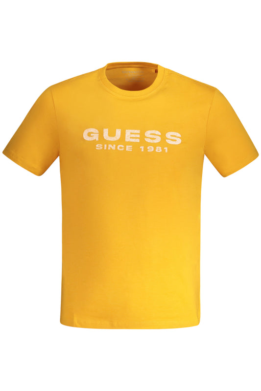 GUESS JEANS ТЕНИСКА С КЪС РЪКАВ МЪЖКА ОРАНЖЕВА-0