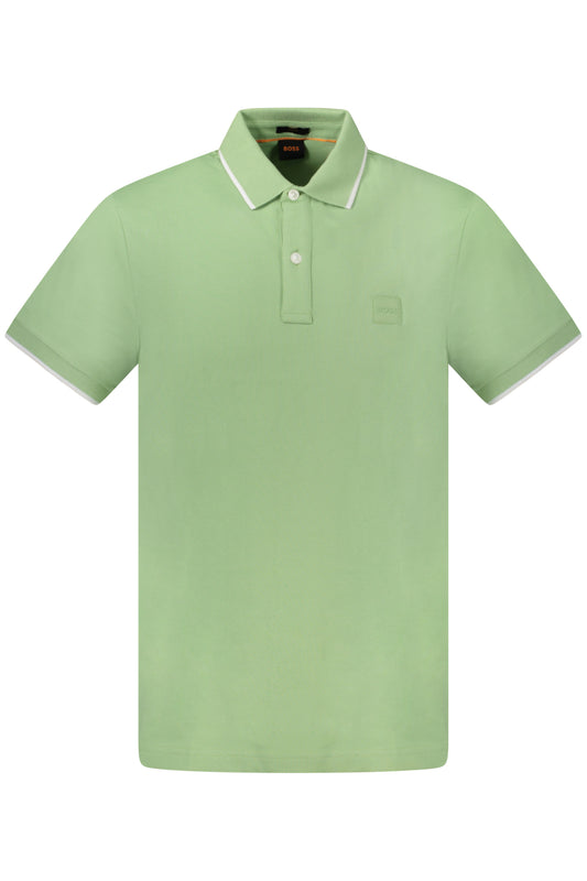 HUGO BOSS POLO С КЪС РЪКАВ МЪЖЕ ЗЕЛЕНО-0