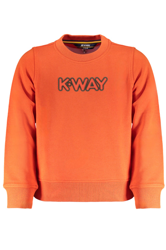 ДЕТСКИ СУИТШЪТ БЕЗ ЦИП K-WAY ОРАНЖЕВ-0
