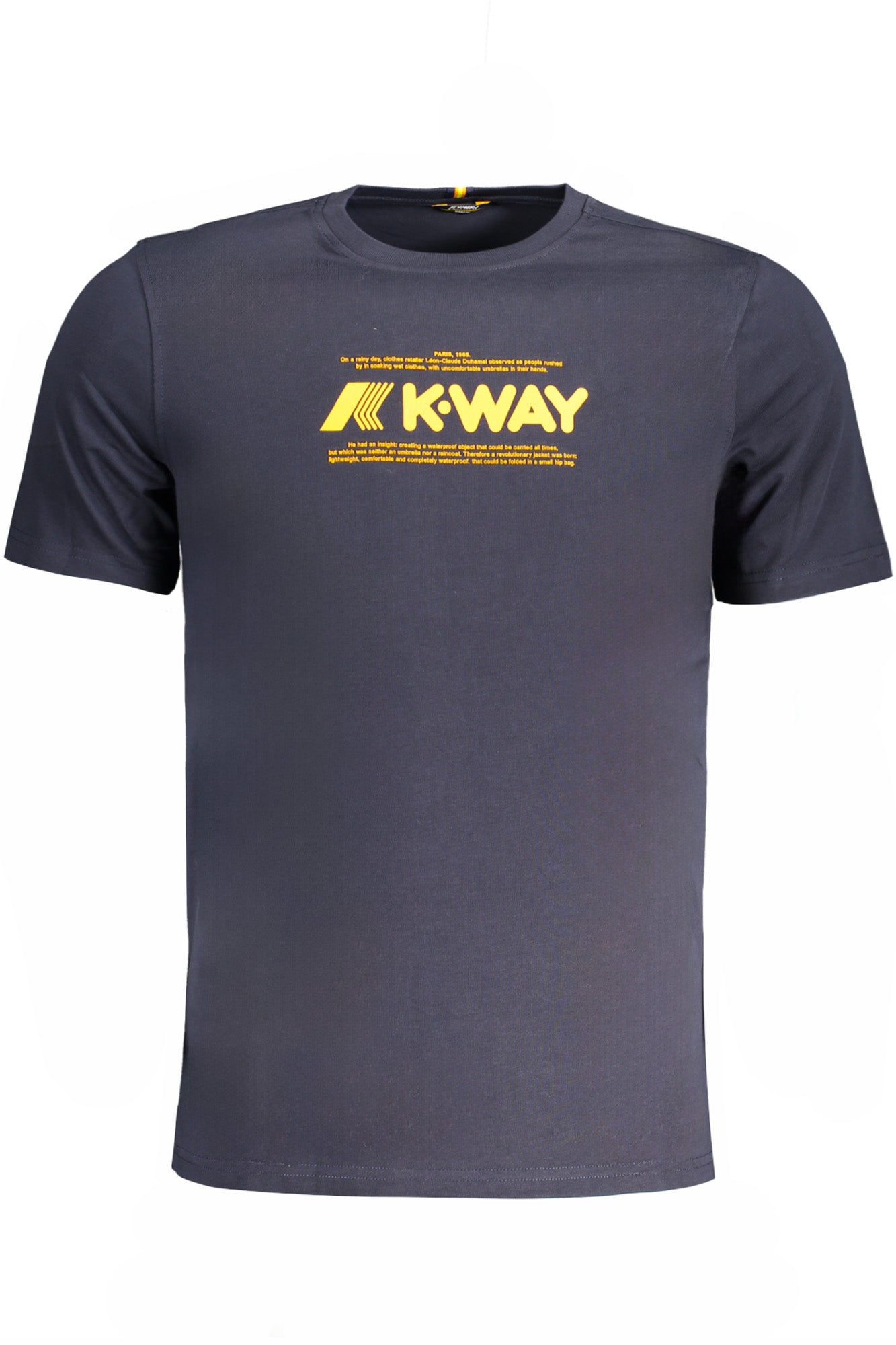 МЪЖКА ТЕНИСКА С КЪС РЪКАВ K-WAY СИНЯ-0