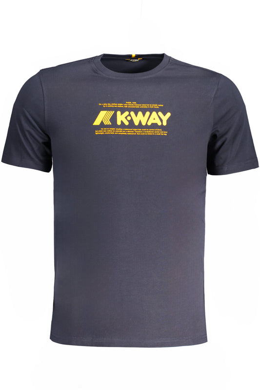 МЪЖКА ТЕНИСКА С КЪС РЪКАВ K-WAY СИНЯ-0