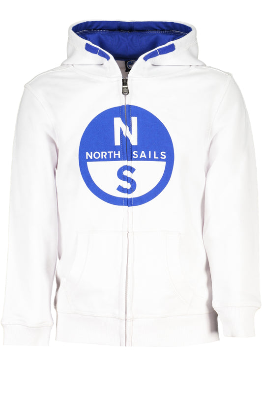 ДЕТСКИ СУИТШЪР С ЦИП NORTH SAILS БЯЛ-0