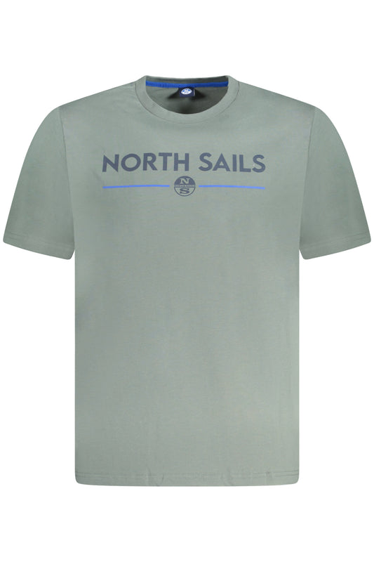 МЪЖКА ТЕНИСКА С КЪС РЪКАВ NORTH SAILS ЗЕЛЕНА-0