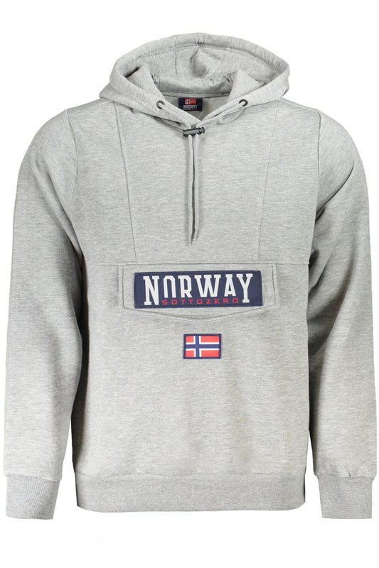 NORWAY 1963 МЪЖКИ СИВ СУИТШЪР БЕЗ ЦИП-0