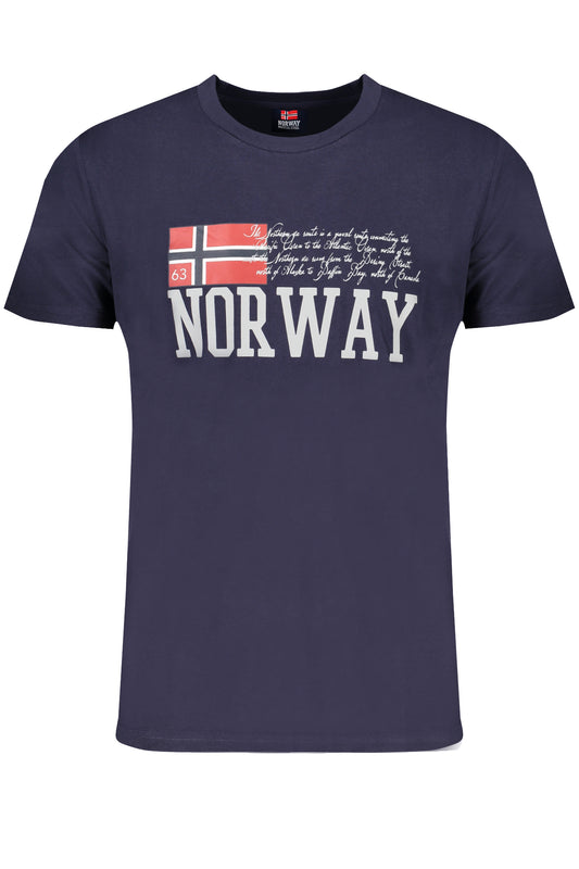 NORWAY 1963 МЪЖКА ТЕНИСКА С КЪС РЪКАВ СИНЯ-0