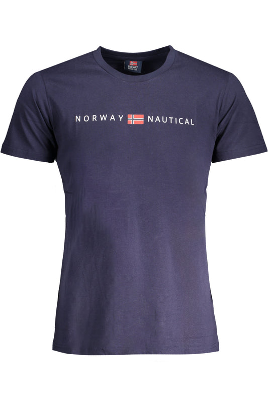 NORWAY 1963 МЪЖКА ТЕНИСКА С КЪС РЪКАВ СИНЯ-0