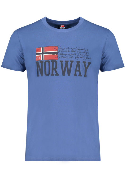 NORWAY 1963 МЪЖКА ТЕНИСКА С КЪС РЪКАВ СИНЯ-0