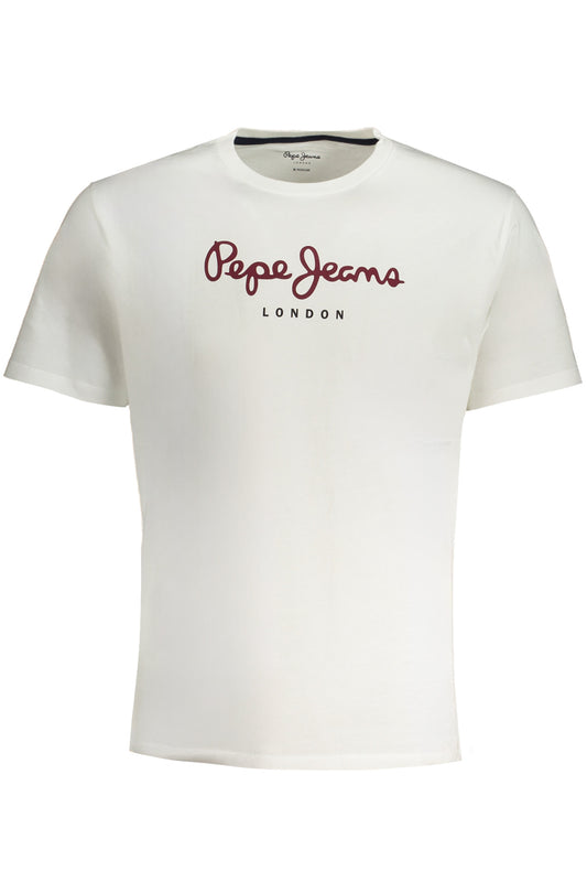 PEPE JEANS МЪЖКА ТЕНИСКА С КЪС РЪКАВ БЯЛА-0