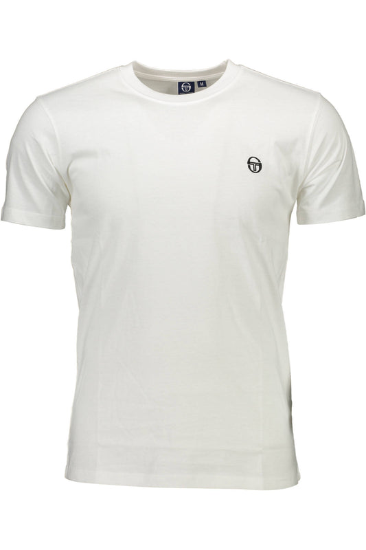 SERGIO TACCHINI БЯЛА МЪЖКА ТЕНИСКА С КЪС РЪКАВ-0
