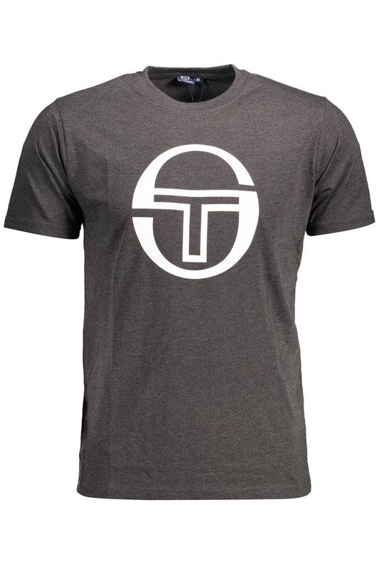 SERGIO TACCHINI МЪЖКА ТЕНИСКА С КЪС РЪКАВ СИВА-0