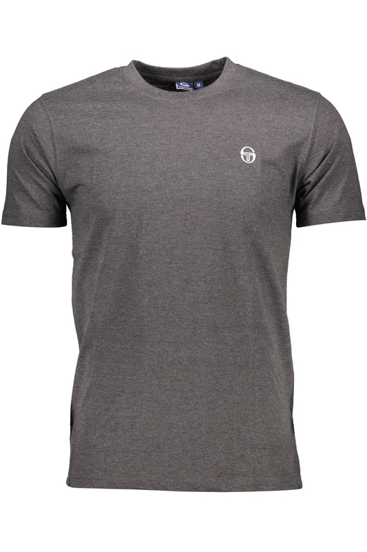 SERGIO TACCHINI МЪЖКА ТЕНИСКА С КЪС РЪКАВ СИВА-0