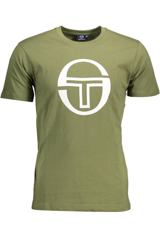 SERGIO TACCHINI МЪЖКА ЗЕЛЕНА ТЕНИСКА С КЪС РЪКАВ-0