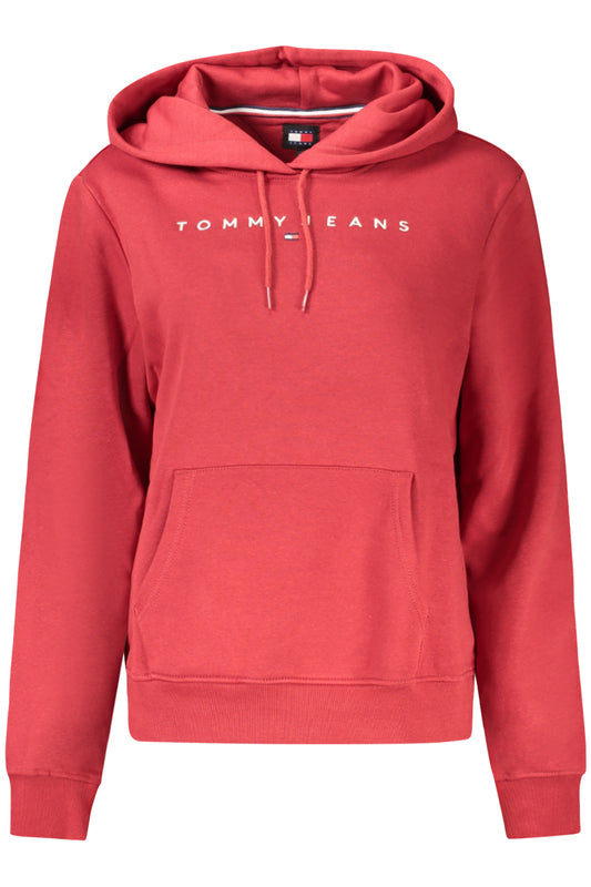 TOMMY HILFIGER ДАМСКИ ЧЕРВЕН СУИТШЪТ С ЦИП-0