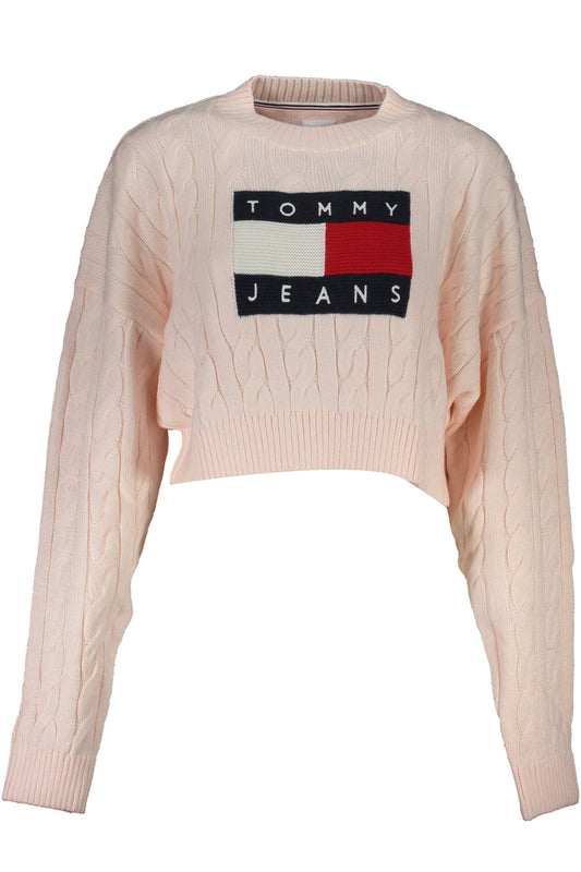 TOMMY HILFIGER ДАМСКИ РОЗОВ ПУЛОВЕР-0