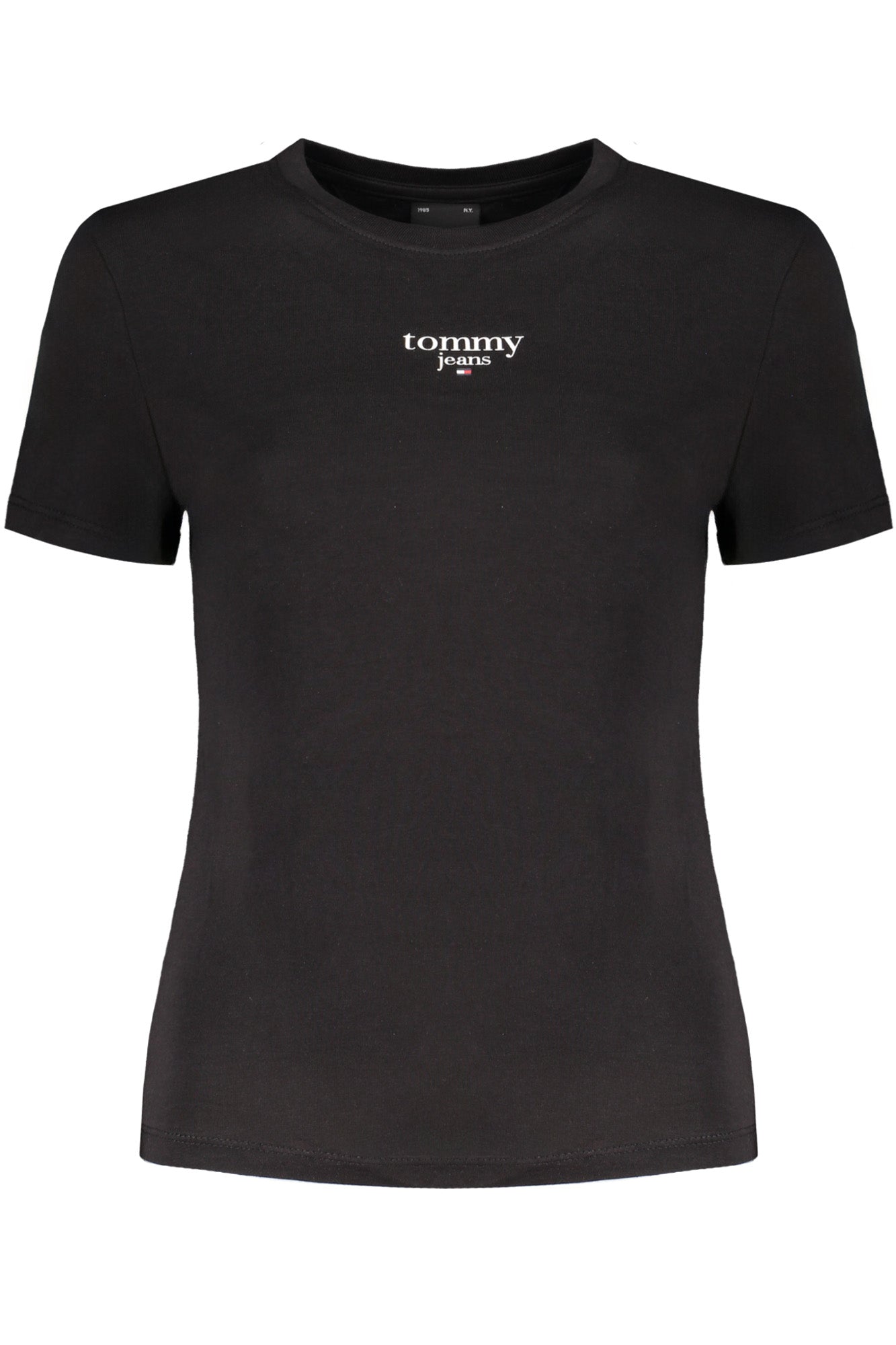 TOMMY HILFIGER ДАМСКА ТЕНИСКА С КЪС РЪКАВ ЧЕРНА-0