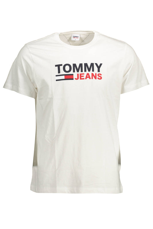 TOMMY HILFIGER МЪЖКА ТЕНИСКА С КЪС РЪКАВ БЯЛА-0
