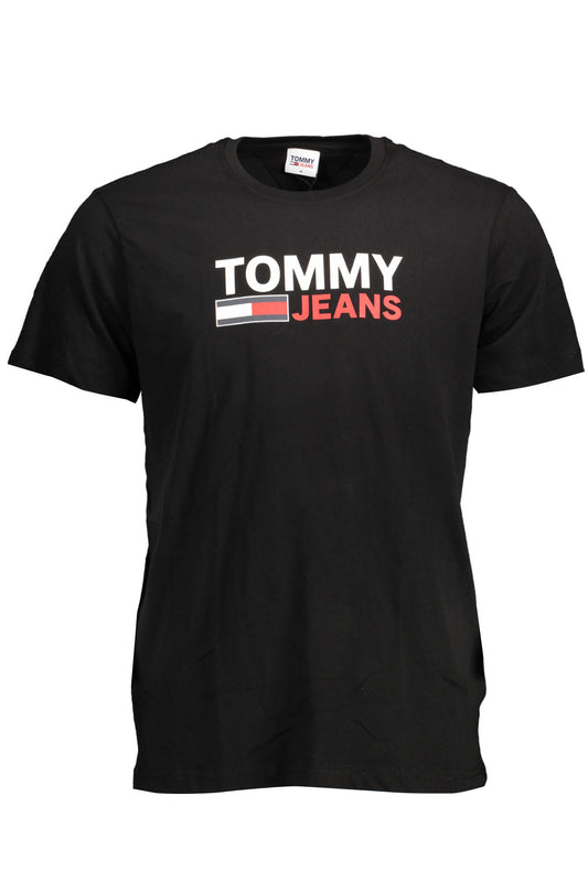 TOMMY HILFIGER МЪЖКА ТЕНИСКА С КЪС РЪКАВ ЧЕРНА-0