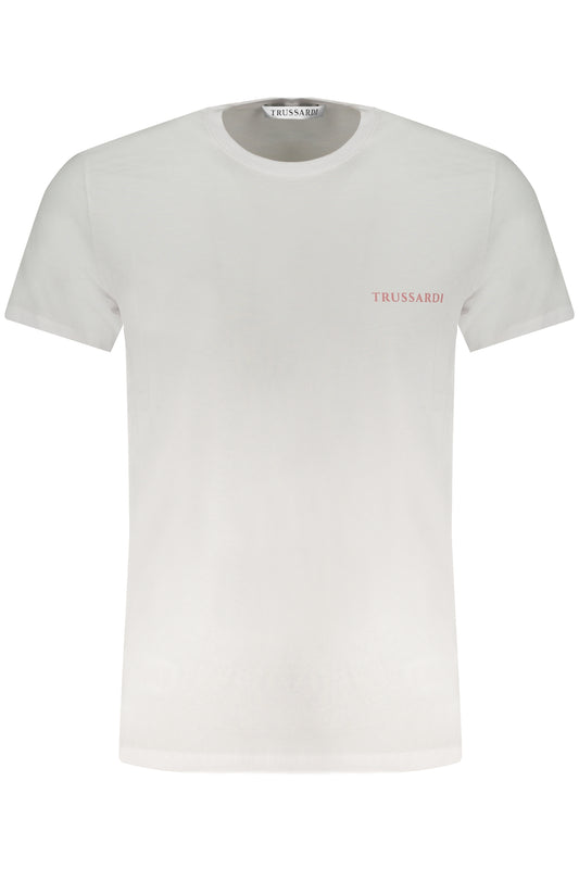 TRUSSARDI МЪЖКА ТЕНИСКА С КЪС РЪКАВ БЯЛА-0