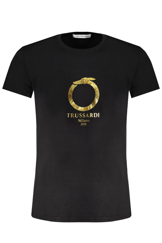 МЪЖКА ТЕНИСКА С КЪС РЪКАВ TRUSSARDI ЧЕРНА-0