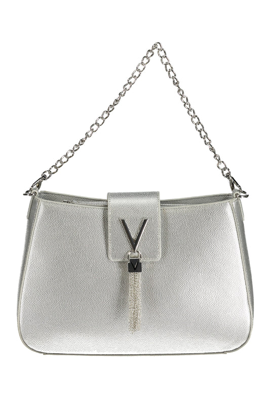 VALENTINO BAGS ДАМСКА ЧАНТА СРЕБРИСТА-0