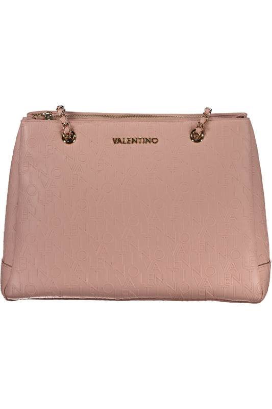 VALENTINO BAGS ДАМСКА ЧАНТА РОЗОВА-0