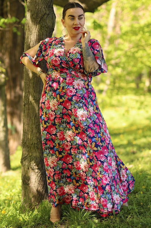 Плюс размер рокля model 182186 Karko-0