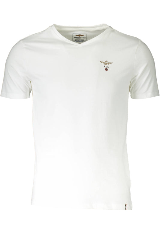 AERONAUTICA MILITARE БЯЛА МЪЖКА ВЪНШНА ТЕНИСКА-0