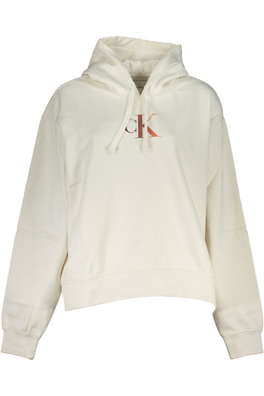 CALVIN KLEIN ДАМСКИ СУИТШЪР БЕЗ ЦИП БЯЛ-0