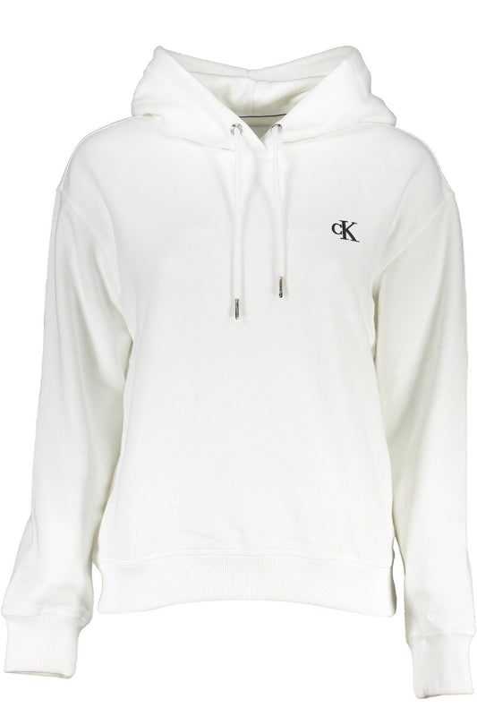CALVIN KLEIN ДАМСКИ СУИТШЪР БЕЗ ЦИП БЯЛ-0