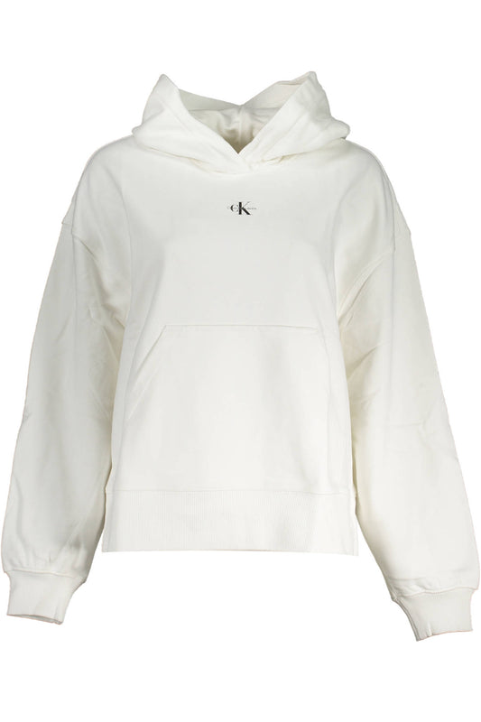 CALVIN KLEIN ДАМСКИ СУИТШЪР БЕЗ ЦИП БЯЛ
