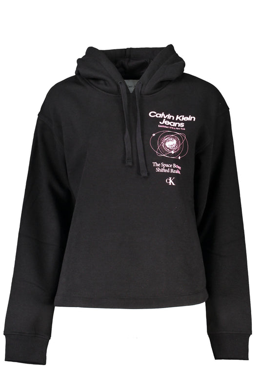 CALVIN KLEIN ДАМСКИ СУИТШЪР БЕЗ ЦИП ЧЕРЕН-0