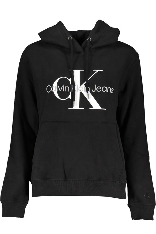 CALVIN KLEIN ДАМСКИ СУИТШЪР БЕЗ ЦИП ЧЕРЕН-0