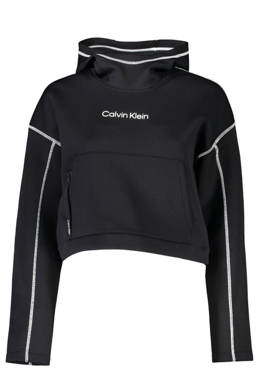 CALVIN KLEIN ДАМСКИ СУИТШЪР БЕЗ ЦИП ЧЕРЕН-0