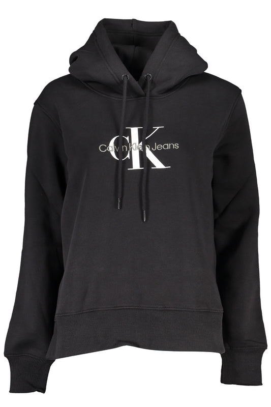 CALVIN KLEIN ДАМСКИ СУИТШЪР БЕЗ ЦИП ЧЕРЕН-0