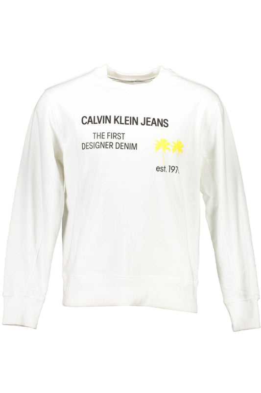 СУИТШИТ CALVIN KLEIN БЕЗ ЦИП МЪЖКИ БЯЛ