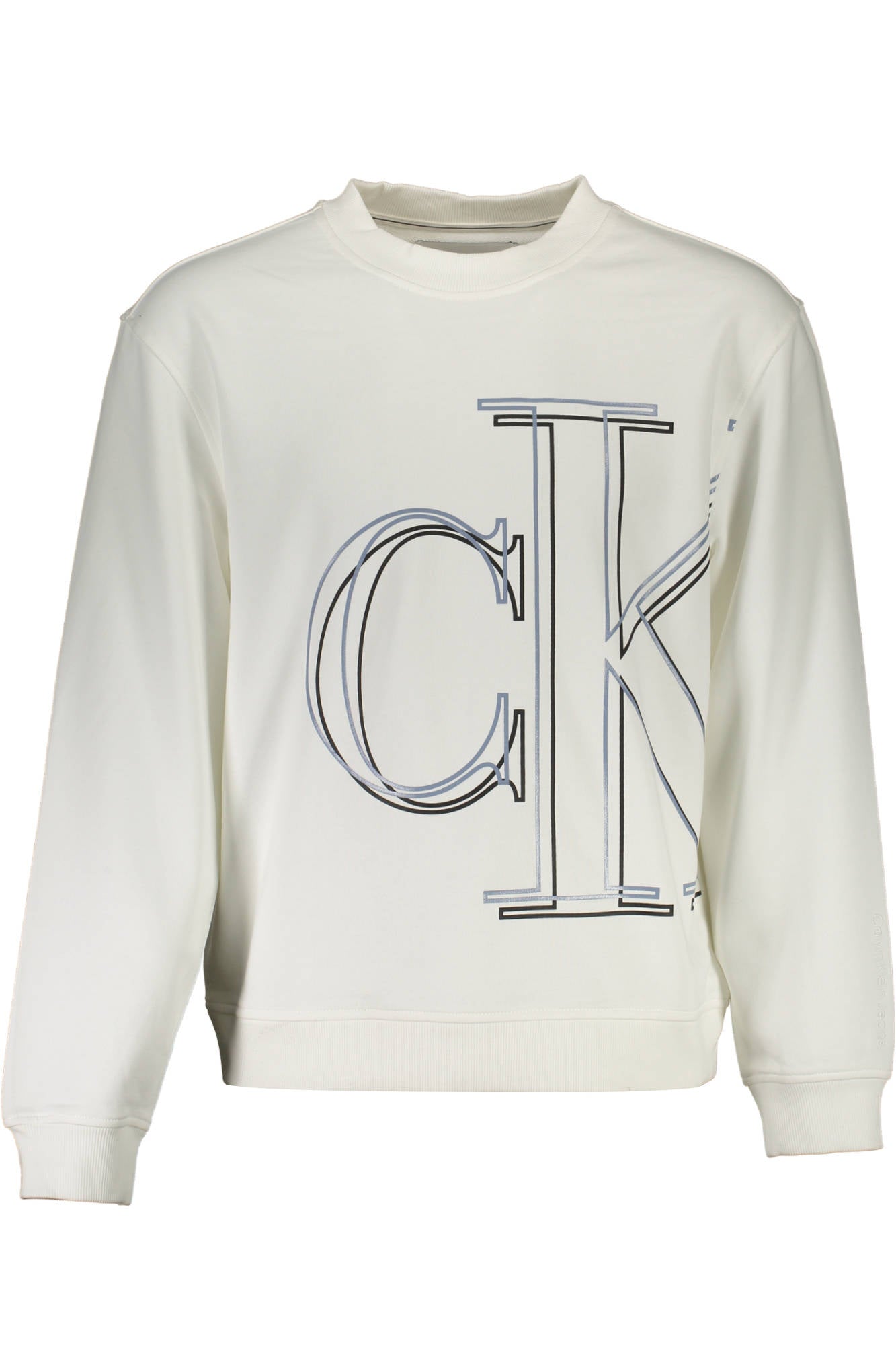CALVIN KLEIN СУИТШЪР БЕЗ ЦИП МЪЖКИ БЯЛ