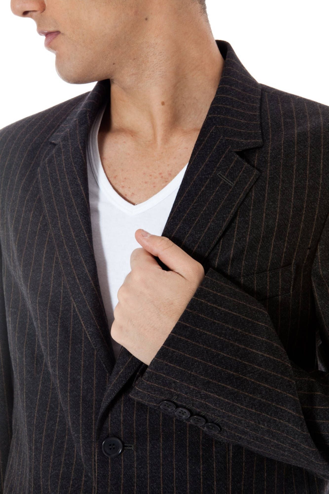 CALVIN KLEIN СИВО МЪЖКО КЛАСИЧЕСКО САКО-2