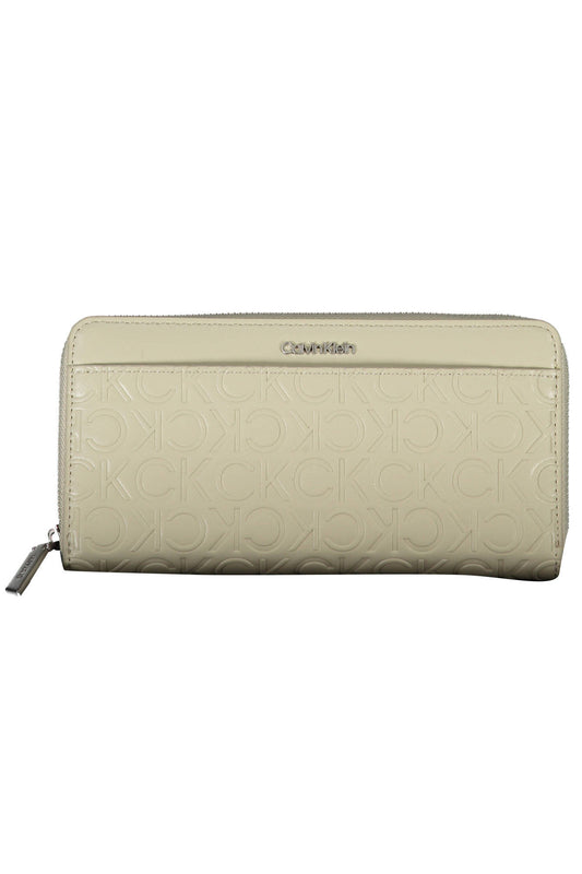 CALVIN KLEIN БЕЖОВ ДАМСКИ ПОРТФЕЙЛ-0