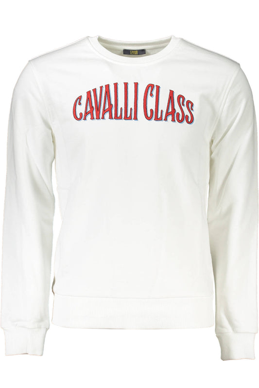 СУИТШЪР CAVALLI CLASS БЕЗ ЦИП МЪЖКИ БЯЛ-0