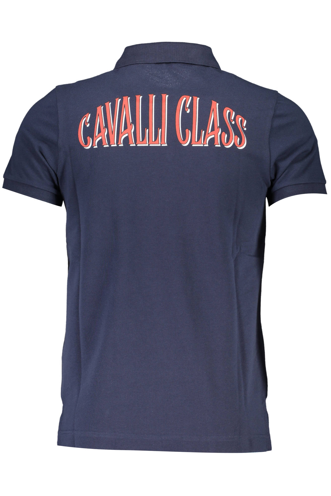 МЪЖКО ПОЛО С КЪС РЪКАВ CAVALLI CLASS СИН-1