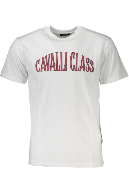 CAVALLI CLASS ТЕНИСКА С КЪС РЪКАВ МЪЖКА БЯЛА-0