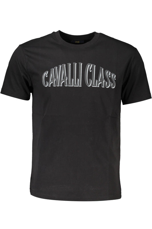 CAVALLI CLASS ТЕНИСКА С КЪС РЪКАВ МЪЖКА ЧЕРНА-0