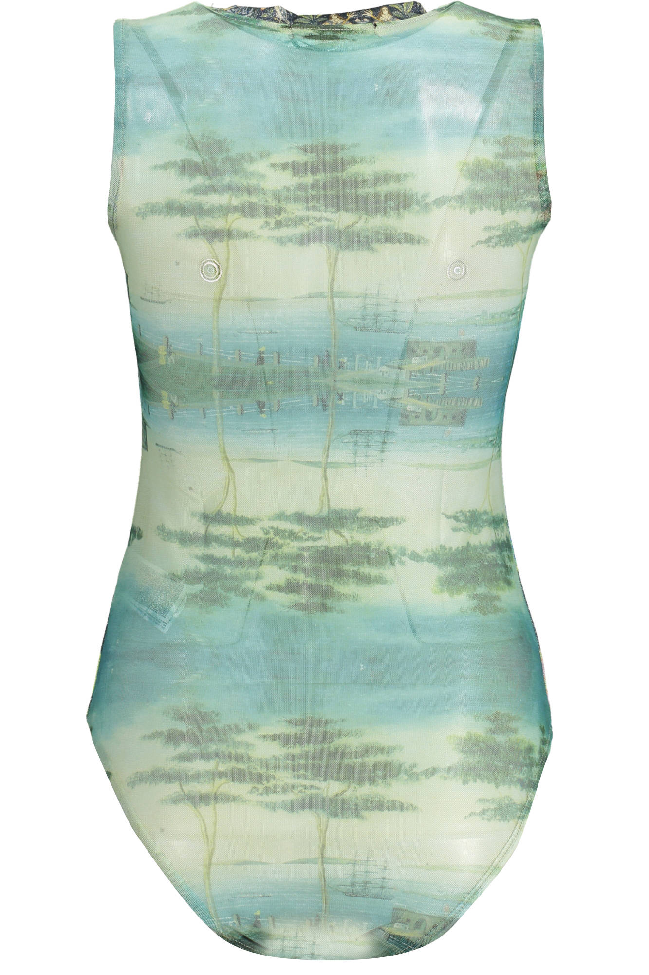 DESIGUAL BODY ПОТНИК ЖЕНА ЗЕЛЕН