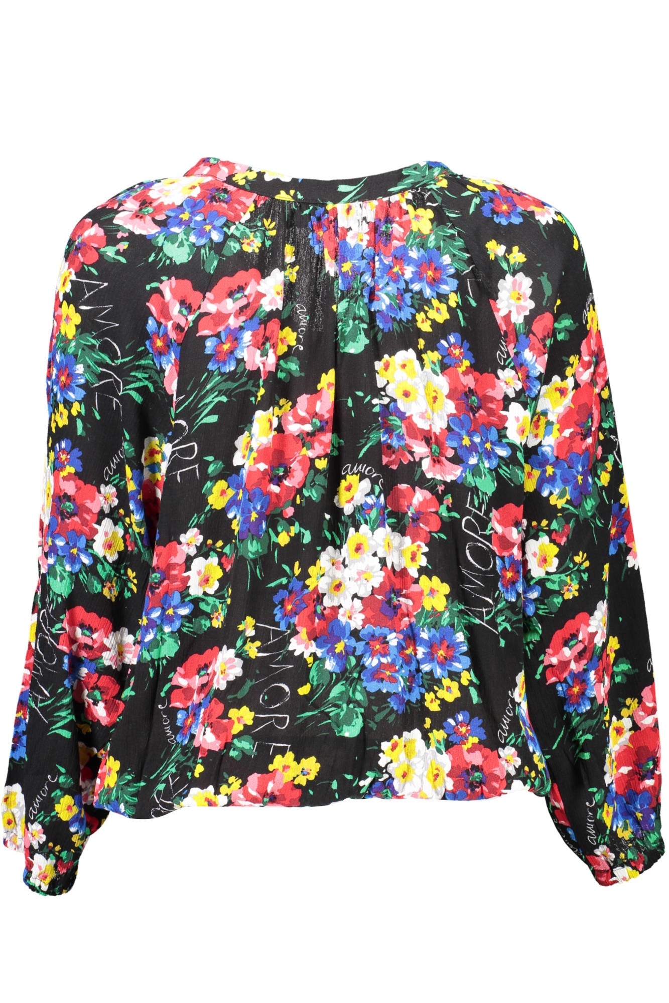 ДАМСКА ТЕНИСКА С ДЪЛЪГ РЪКАВ DESIGUAL ЧЕРНА